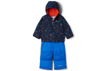 Image of Columbia Frosty Slope Snow Set - Toddlers, Collegiate Navy Splatter, 4T, 1624591466-4T