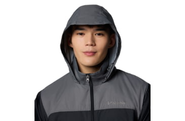 Image of Columbia Glennaker Lake II Rain Jacket - Mens, Black/City Grey, M, 2089791-012-M