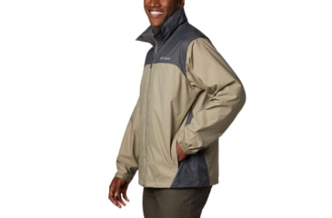 Image of Columbia Glennaker Lake Rain Jacket, Tusk, Grill, S - Mens, 1442361221-S