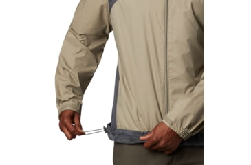Image of Columbia Glennaker Lake Rain Jacket, Tusk, Grill, S - Mens, 1442361221-S