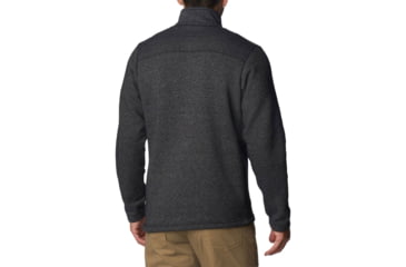 Image of Columbia Great Hart Mountain III Half Zip Sweatshirt, Black Heather, 2XL - Mens, 1625231010-XXL