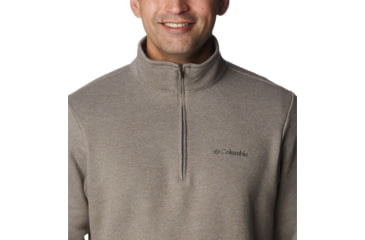 Image of Columbia Great Hart Mountain III Half Zip Sweatshirt, Boulder Heather, M - Mens, 1625231003-M