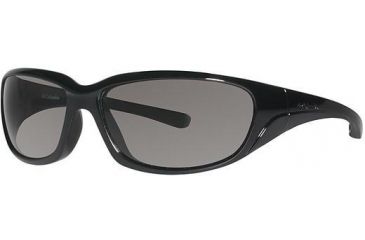 Image of Columbia Great Wall Sunglasses - Frame Shiny Black/Metallic Grappa, Lens Color Grey, Size 60/15mm CBGRTWALLPZ601