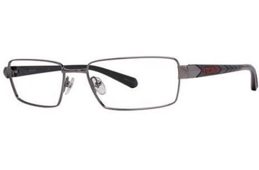 Image of Columbia Gunnison Progressive Prescription Eyeglasses - Frame Matte Light Gunmetal/Black, Size 55/17mm CBGUNNISON03