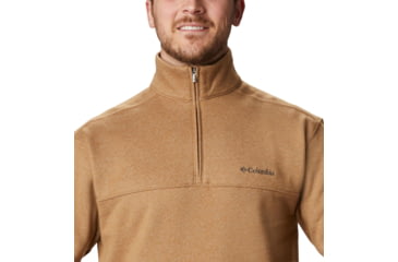 Image of Columbia Hart Mountain II Half Zip Sweatshirt - Men's, Delta, 2XL, 1411621258DeltaXXL