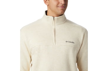 Image of Columbia Hart Mountain II Half Zip Sweatshirt - Mens, Oatmeal Heather, XXL, 1411621-242-XXL