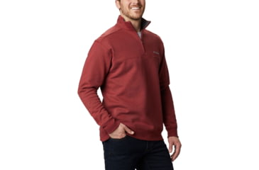 Image of Columbia Hart Mountain II Half Zip Sweatshirt - Mens, Red Jasper, Small, 1411621665Red JasperS