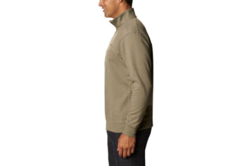 Image of Columbia Hart Mountain II Half Zip Sweatshirt - Mens, Stone Green Heather, Medium, 1411621397StnGnHthM