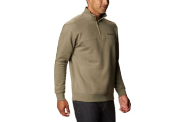 Image of Columbia Hart Mountain II Half Zip Sweatshirt - Mens, Stone Green Heather, Medium, 1411621397StnGnHthM