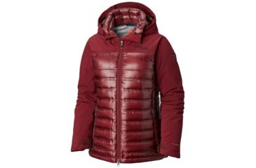 Image of Columbia Heatzone 1000 TurboDown II Jacket, Rich Wine, XL - Womens, 1800091624-XL