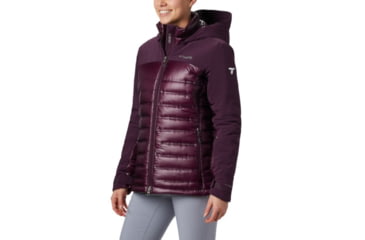 Image of Columbia Heatzone 1000 TurboDown II Jacket - Womens, Black Cherry, Small, 1800091522-S
