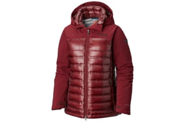Image of Columbia Heatzone 1000 TurboDown II Jacket - Womens, Rich Wine, Large, 1800091624-L