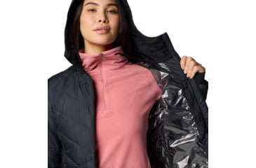 Image of Columbia Heavenly Hooded Jacket - Womens, Black, M, 1738151-012-M