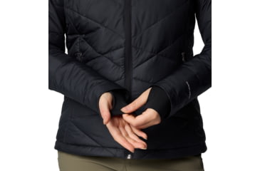 Image of Columbia Heavenly Hooded Jacket - Womens, Black, M, 1738151-012-M