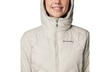 Image of Columbia Heavenly Hooded Jacket - Womens, Dark Stone, M, 1738151-278-M