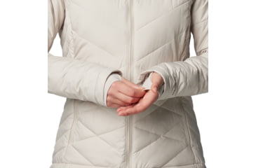 Image of Columbia Heavenly Hooded Jacket - Womens, Dark Stone, M, 1738151-278-M