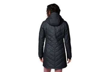 Image of Columbia Heavenly Long Hooded Jacket - Womens, Black, L, 1738161-012-L