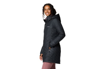 Image of Columbia Heavenly Long Hooded Jacket - Womens, Black, L, 1738161-012-L