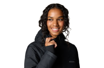 Image of Columbia Heavenly Long Hooded Jacket - Womens, Black, L, 1738161-012-L