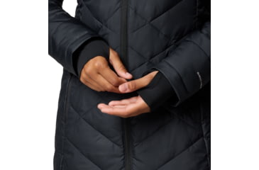 Image of Columbia Heavenly Long Hooded Jacket - Womens, Black, L, 1738161-012-L