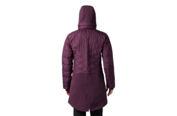 Image of Columbia Heavenly Long Hybrid Jacket - Womens, Black Cherry, Extra Small, 1859731522-XS