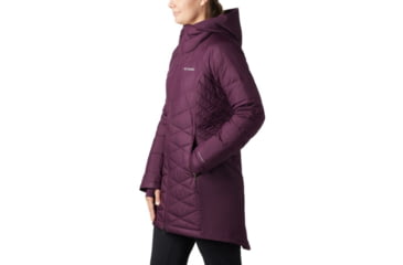 Image of Columbia Heavenly Long Hybrid Jacket - Womens, Black Cherry, Extra Small, 1859731522-XS