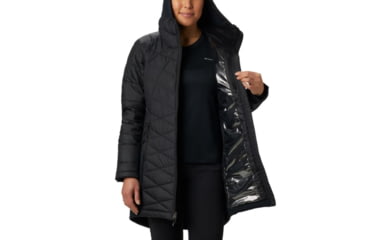 Image of Columbia Heavenly Long Hybrid Jacket - Womens, Black, Large, 1859731010-L