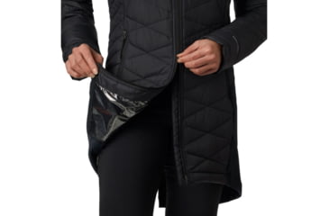 Image of Columbia Heavenly Long Hybrid Jacket - Womens, Black, Large, 1859731010-L