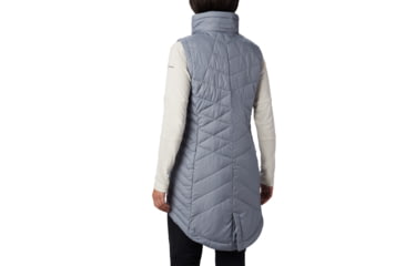 Image of Columbia Heavenly Long Vest - Womens, Tradewinds Grey, Medium, 1859741032-M