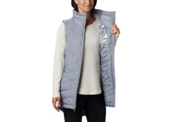 Image of Columbia Heavenly Long Vest - Womens, Tradewinds Grey, Medium, 1859741032-M