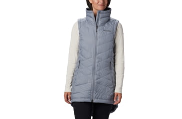 Image of Columbia Heavenly Long Vest - Womens, Tradewinds Grey, Medium, 1859741032-M