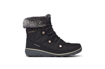 Image of Columbia Heavenly Shorty Omni-Heat Winter Boots - Womens, Black/Kettle, 8.5 US, Medium, 1691541010-8.5