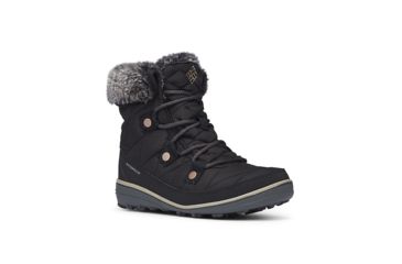 Image of Columbia Heavenly Shorty Omni-Heat Winter Boots - Womens, Black/Kettle, 8.5 US, Medium, 1691541010-8.5