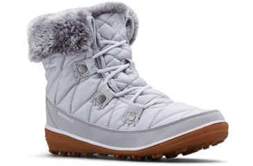 Image of Columbia Heavenly Shorty Omni-Heat Winter Boots - Womens, Grey Ice, White, Medium, 9.5, 1691541063-9.5