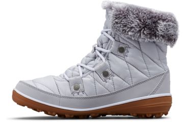 Image of Columbia Heavenly Shorty Omni-Heat Winter Boots - Womens, Grey Ice, White, Medium, 9.5, 1691541063-9.5