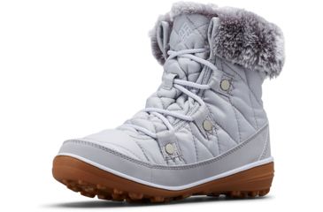Image of Columbia Heavenly Shorty Omni-Heat Winter Boots - Womens, Grey Ice, White, Medium, 9.5, 1691541063-9.5