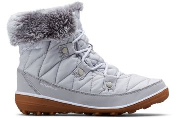 Image of Columbia Heavenly Shorty Omni-Heat Winter Boots - Womens, Grey Ice, White, Medium, 9.5, 1691541063-9.5