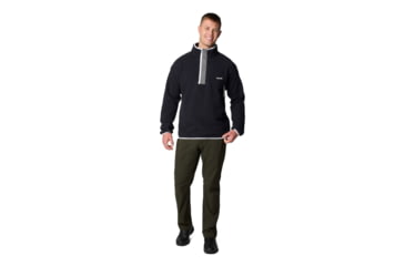 Image of Columbia Helvetia II Half Snap Fleece - Mens, Black, Large, 2090891010-010-L