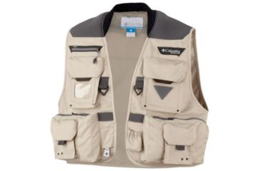 Image of Columbia Henrys Fork V Vest - Mens, Fossil, Small, 1470961160-S