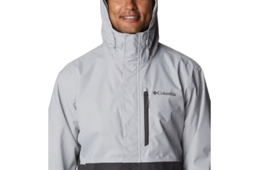 Image of Columbia Hikebound Rain Jacket - Mens, Columbia Grey/Shark, Large, 1988621039ClmbGry,ShkL