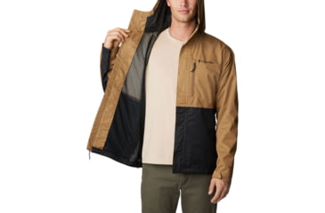 Image of Columbia Hikebound Rain Jacket - Mens, Delta/Black, Small, 1988621257Delta, BlackS