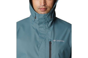 Image of Columbia Hikebound Rain Jacket - Mens, Metal/Shark, Extra Large, 1988621346Metal, SharkXL
