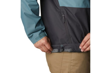 Image of Columbia Hikebound Rain Jacket - Mens, Metal/Shark, Extra Large, 1988621346Metal, SharkXL