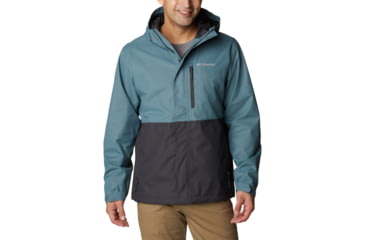 Image of Columbia Hikebound Rain Jacket - Men's, Metal/Shark, Extra Large, 1988621346Metal, SharkXL