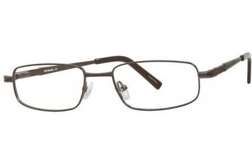 Image of Columbia Hinton Progressive Prescription Eyeglasses - Frame Brown/Gunmetal, Size 50/17mm CBHINTON02