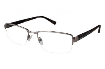 Image of Columbia Hoodoo Single Vision Prescription Eyeglasses - Frame GUN/GREYTORT CBHOODOO01