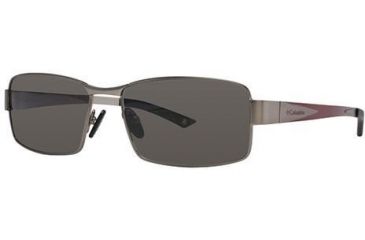 Image of Columbia Hudson 100 Bifocal Prescription Sunglasses CBHUDSONPZ10001 - Frame Color: Medium Gunmetal / Intense Red