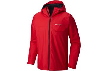 Image of Columbia Huntsville Peak Jacket - Men's-Mountain Red-X-Large