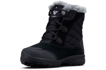 Image of Columbia Ice Maiden Shorty Winter Boots - Womens, Black, Columbia Grey, Medium, 6, 1862391010-6