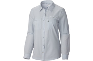 Image of Columbia Irico Long Sleeve Shirt - Women's-Cirrus Grey Heather-X-Small